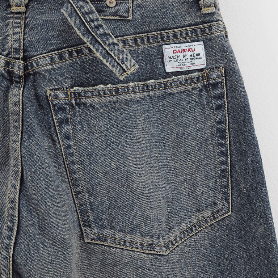 【DAIRIKU/ダイリク】<br>"D"Buckle Super wide Denim Pants <br>25AWD14