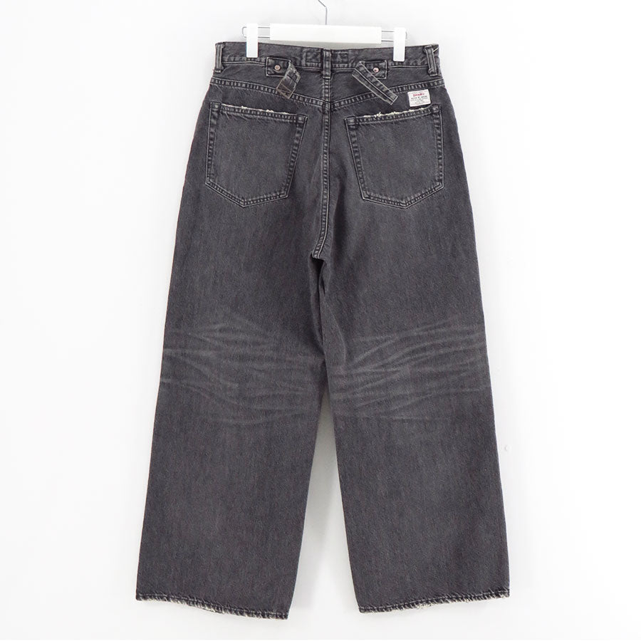 【DAIRIKU/ダイリク】<br>"D"Buckle Super wide Denim Pants <br>25AWD14