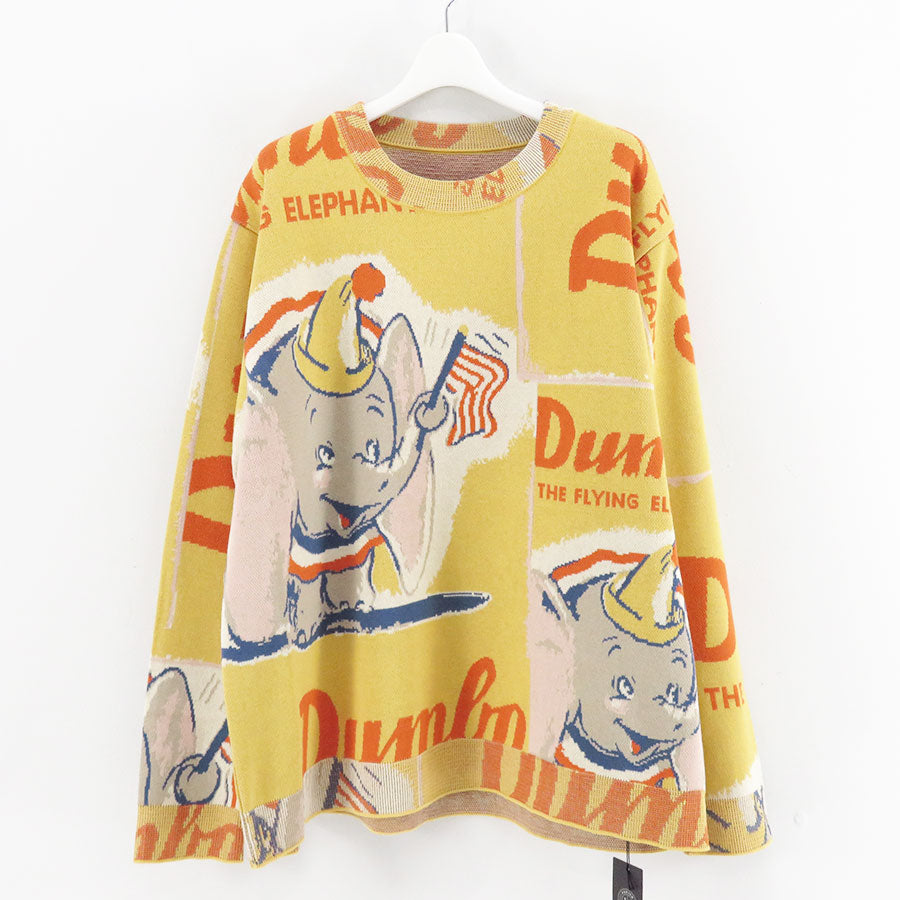 【Porter Classic/ポータークラシック】<br>DISNEY VP / PC KNIT COLLECTION CREWNECK / DUMBO <br>DP-030-3672