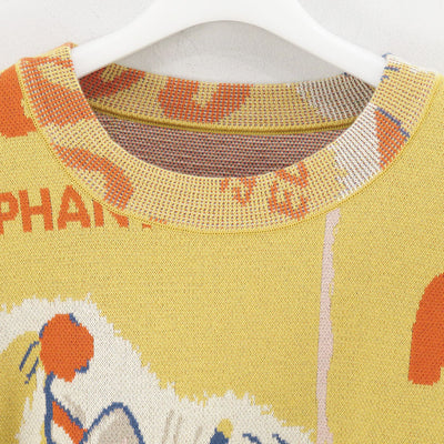 【Porter Classic/ポータークラシック】<br>DISNEY VP / PC KNIT COLLECTION CREWNECK / DUMBO <br>DP-030-3672
