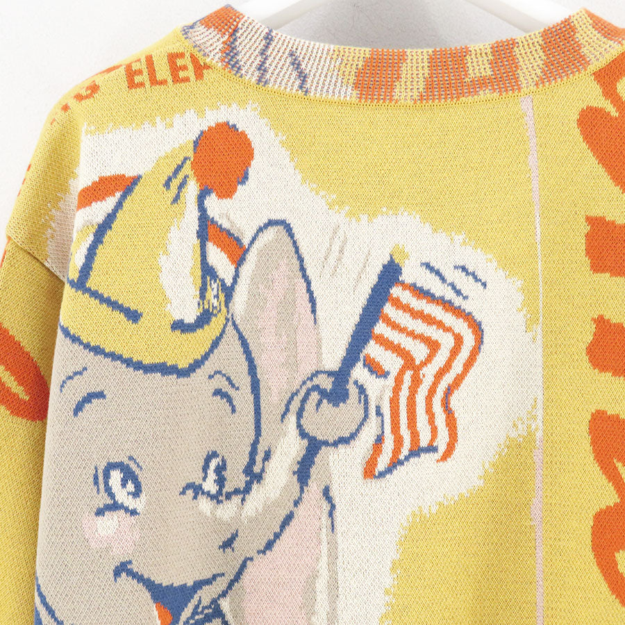 【Porter Classic/ポータークラシック】<br>DISNEY VP / PC KNIT COLLECTION CREWNECK / DUMBO <br>DP-030-3672