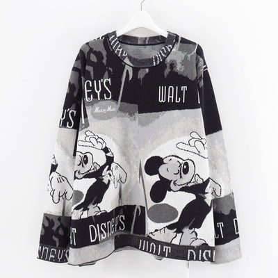【Porter Classic/ポータークラシック】<br>DISNEY VP / PC KNIT COLLECTION CREWNECK / MICKEY MOUSE <br>DP-030-3673