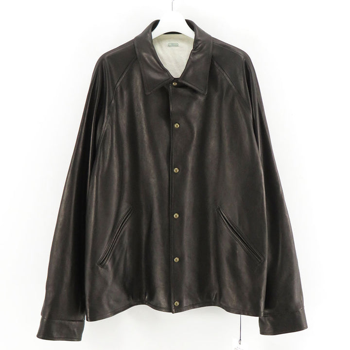 A.PRESSE/アプレッセ】Leather Coach Jacket 26AAP-01-01の通販