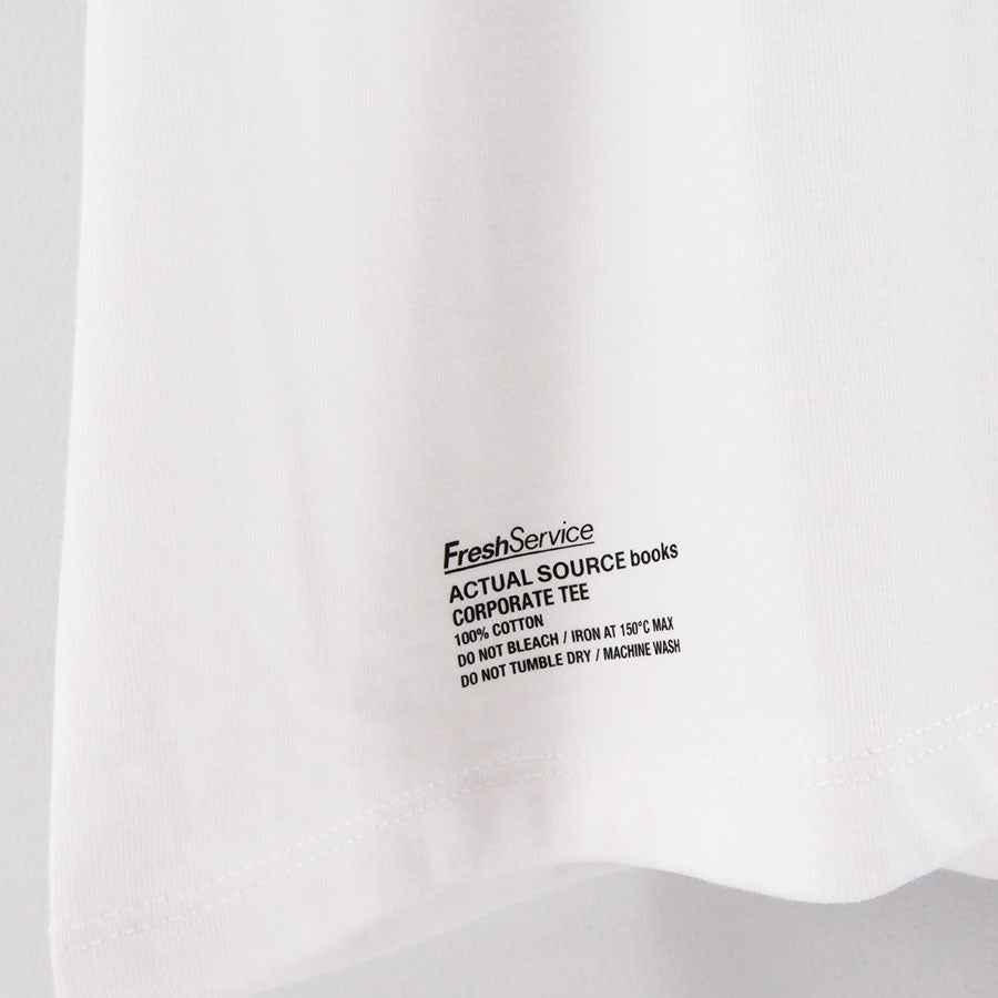 【FreshService/フレッシュサービス】<br>AS×FS CORPORATE S/S TEE “PUBLISHING” <br>FSC243-70190AS