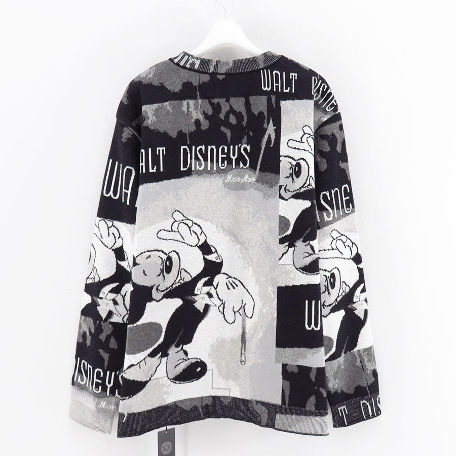 【Porter Classic/ポータークラシック】<br>DISNEY VP / PC KNIT COLLECTION CREWNECK / MICKEY MOUSE <br>DP-030-3673