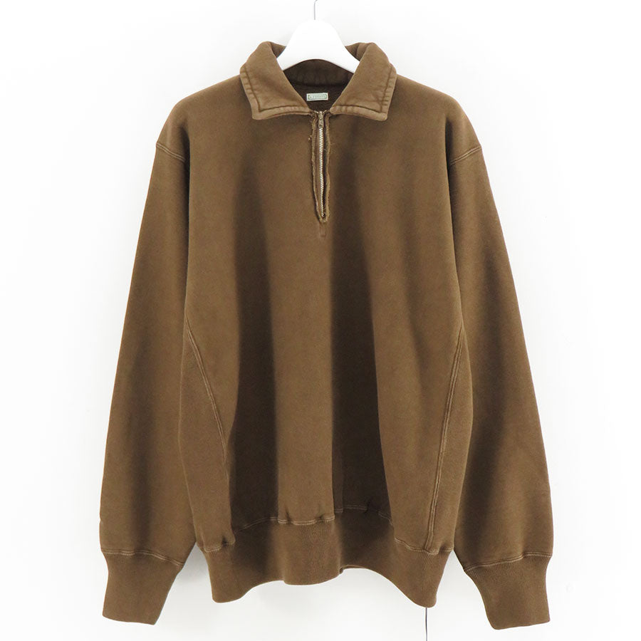 A.PRESSE/アプレッセ】Vintage Half Zip Sweatshirt 26AAP-05-12の通販