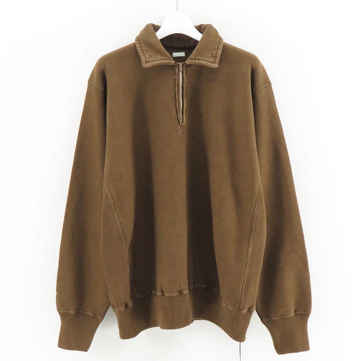 A.PRESSE/アプレッセ】Vintage Half Zip Sweatshirt 26AAP-05-12の通販