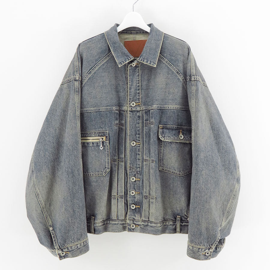 【DAIRIKU/ダイリク】<br>"Inception" Vintage Washed Denim Jacket <br>25AWD11