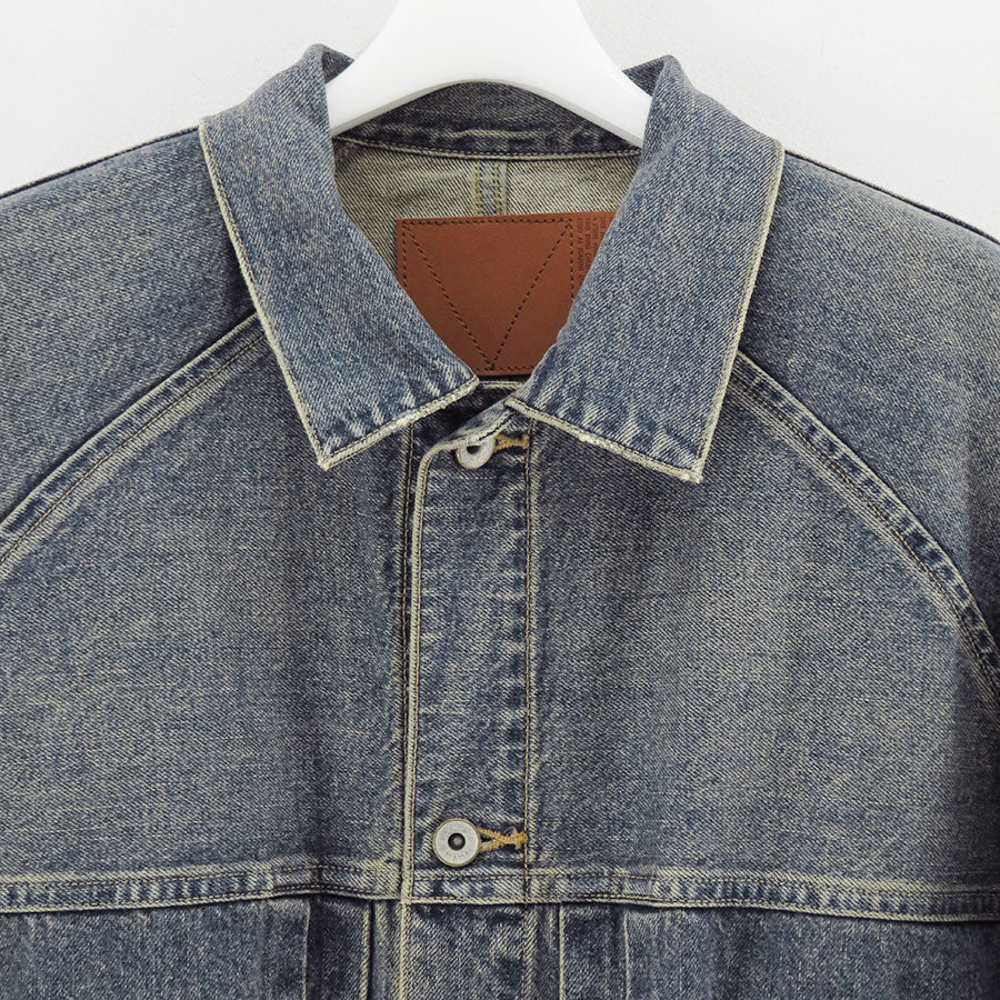 【DAIRIKU/ダイリク】<br>"Inception" Vintage Washed Denim Jacket <br>25AWD11