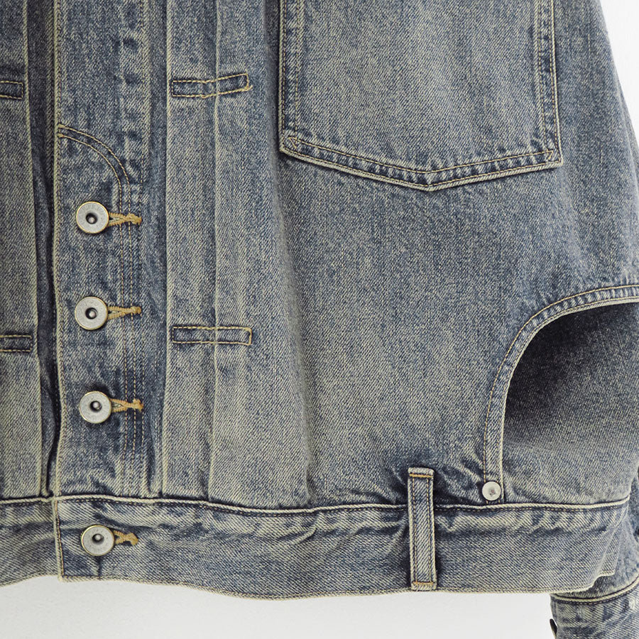 【DAIRIKU/ダイリク】<br>"Inception" Vintage Washed Denim Jacket <br>25AWD11