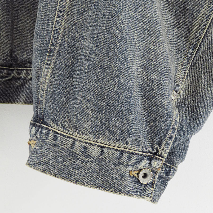 【DAIRIKU/ダイリク】<br>"Inception" Vintage Washed Denim Jacket <br>25AWD11