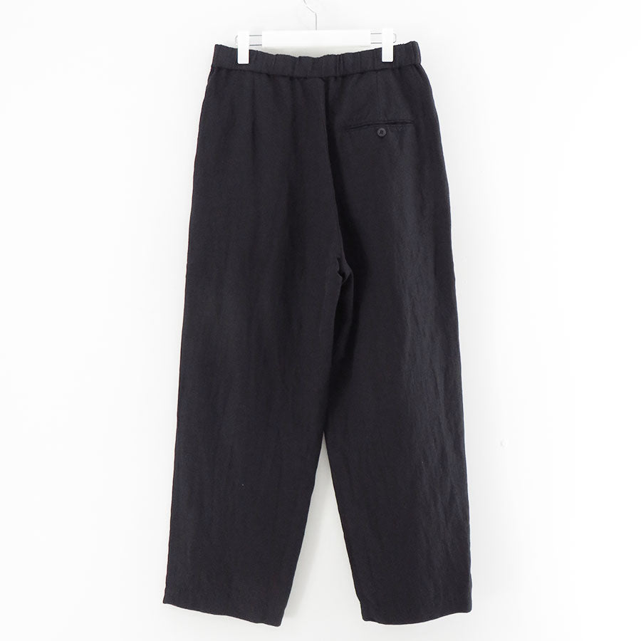 ATON/エイトン】COTTON LINEN VOILE | TWO TUCKED EASY PANTS