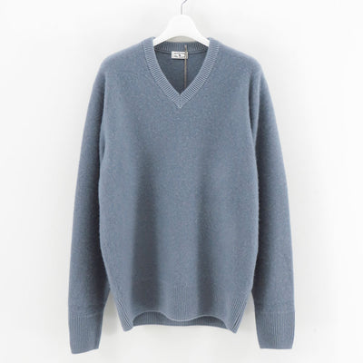 【MAATEE&SONS/マーティーアンドサンズ】<br>CASHEMERE 圧縮 V SWEATER <br>MT5303-0109