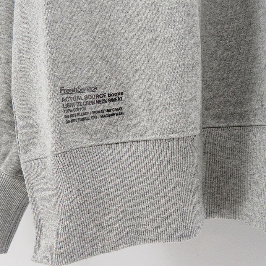 【FreshService/フレッシュサービス】<br>AS×FS LIGHT OZ CREW NECK SWEAT “COMIC” <br>FSC243-70196AS