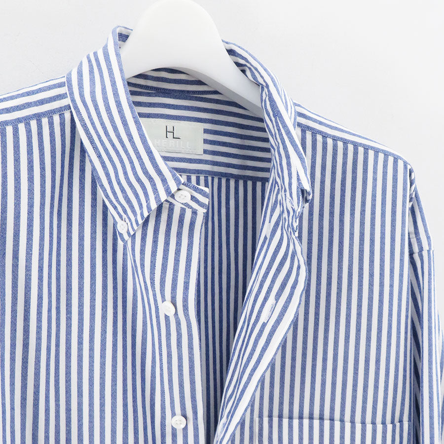 【HERILL/ヘリル】<br>Cotton Oxford shirt <br>24-050-HL-8000-1