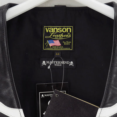 【MASTERMIND WORLD×VANSON】<br>BONES VEST <br/>MW25C15-VE100