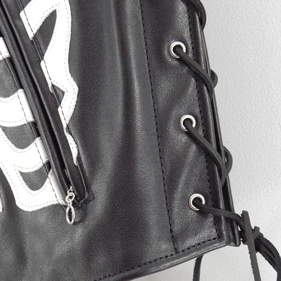 【MASTERMIND WORLD×VANSON】<br>BONES VEST <br/>MW25C15-VE100