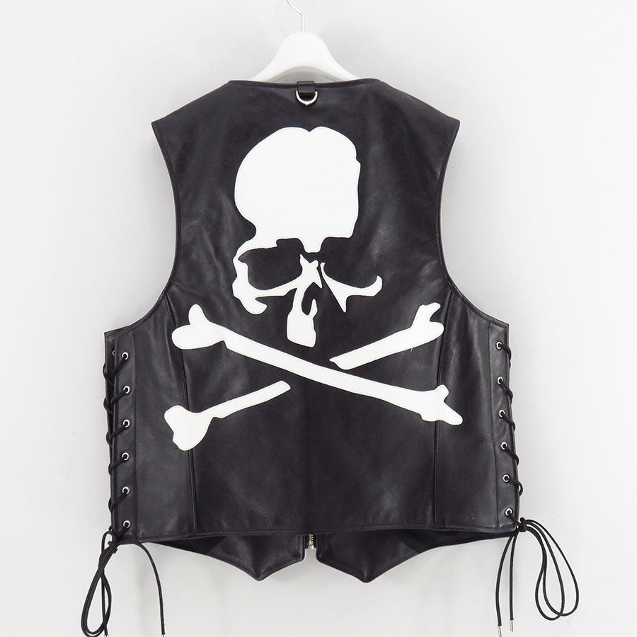 【MASTERMIND WORLD×VANSON】<br>BONES VEST <br/>MW25C15-VE100