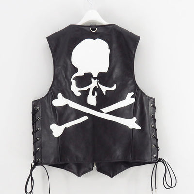 【MASTERMIND WORLD×VANSON】<br>BONES VEST <br/>MW25C15-VE100