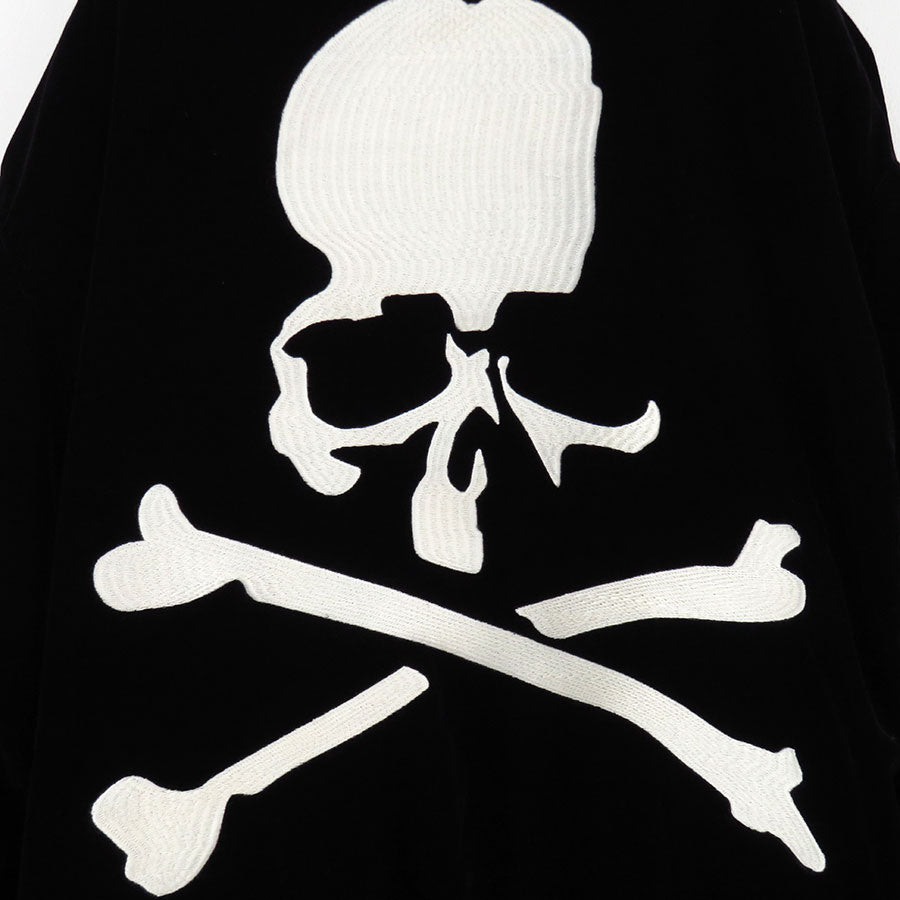 【MASTERMIND WORLD×VANSON】<br>BONES BOMBER JACKET <br/>MW25C15-BL110