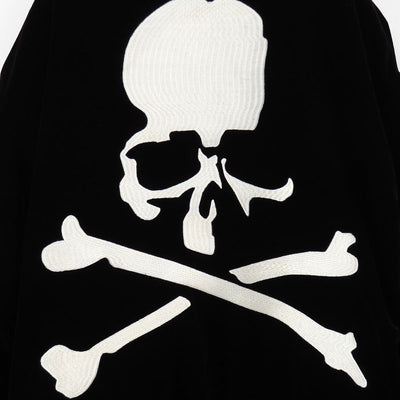 【MASTERMIND WORLD×VANSON】<br>BONES BOMBER JACKET <br/>MW25C15-BL110