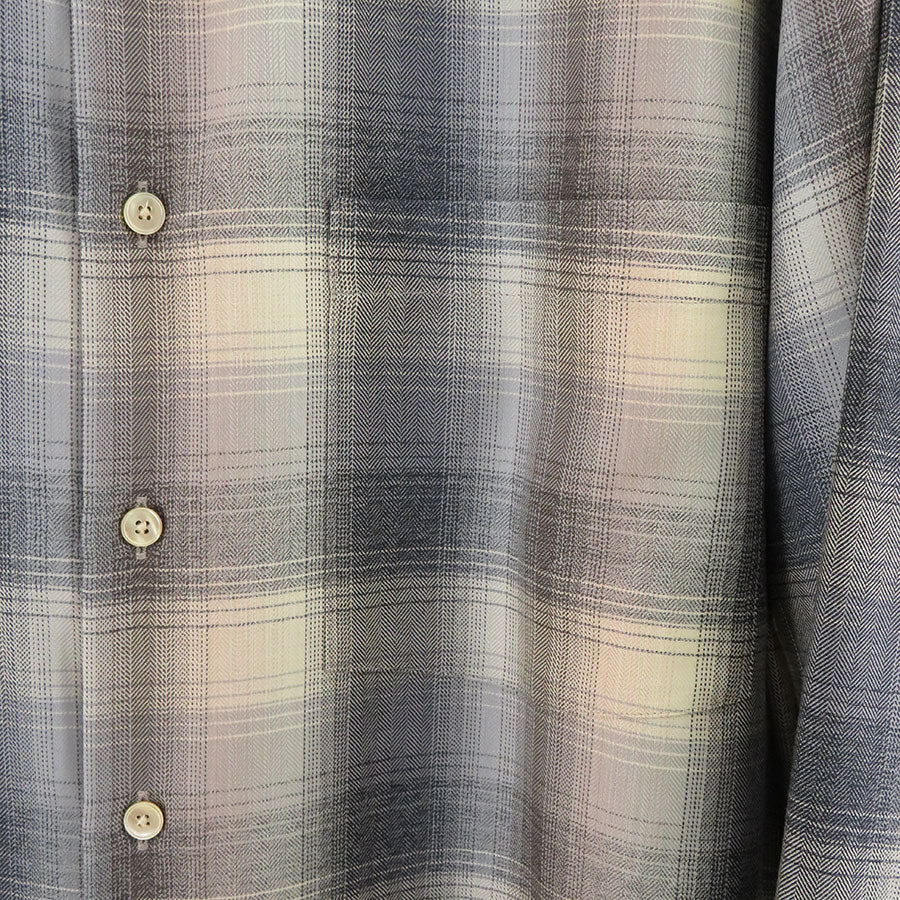 【AURALEE/オーラリー】<br>SUPER LIGHT WOOL CHECK SHIRT <br>A24AS01LC