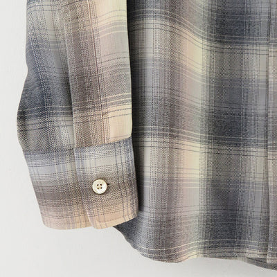 【AURALEE/オーラリー】<br>SUPER LIGHT WOOL CHECK SHIRT <br>A24AS01LC