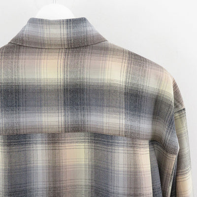 【AURALEE/オーラリー】<br>SUPER LIGHT WOOL CHECK SHIRT <br>A24AS01LC