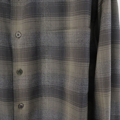 【AURALEE/オーラリー】<br>SUPER LIGHT WOOL CHECK SHIRT <br>A24AS01LC