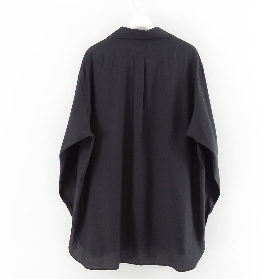 専門店では ULTERIOR/アルテリア】POWDERY SOFT TWILL SKIPPER SHIRT ULSH54 トップス
