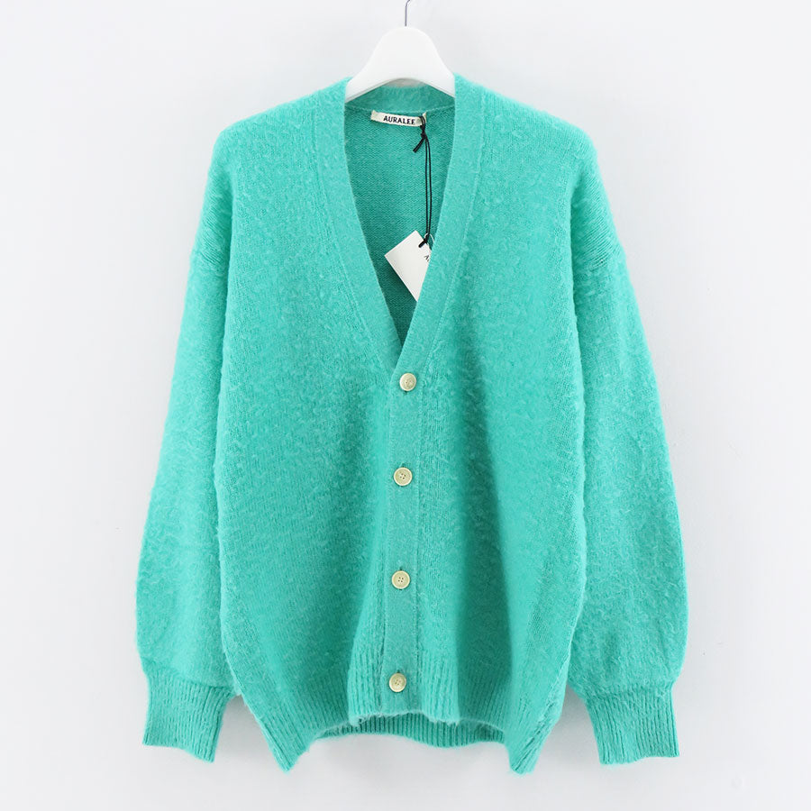 AURALEE/オーラリー】BRUSHED WOOL CASHMERE SILK KNIT CARDIGAN A24AC01WKの通販  「ONENESS ONLINE STORE」