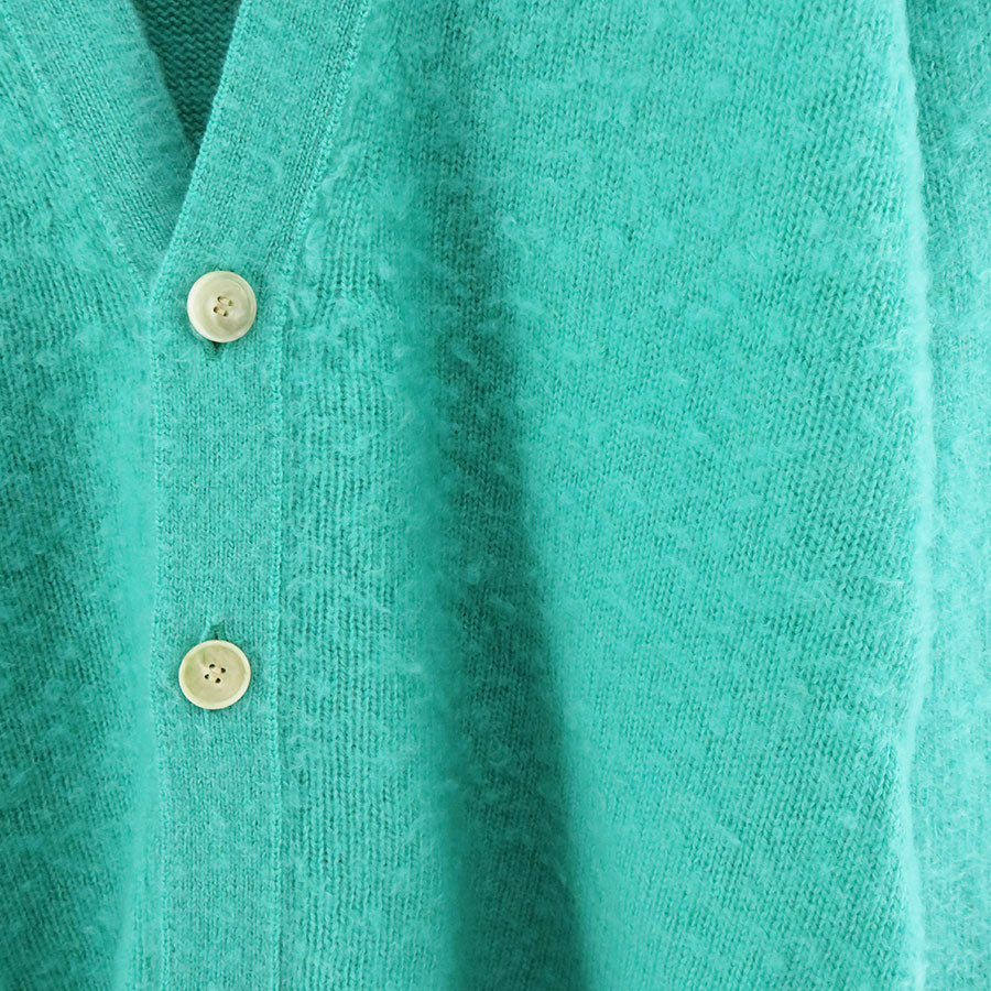 【AURALEE/オーラリー】<br>BRUSHED WOOL CASHMERE SILK KNIT CARDIGAN <br>A24AC01WK