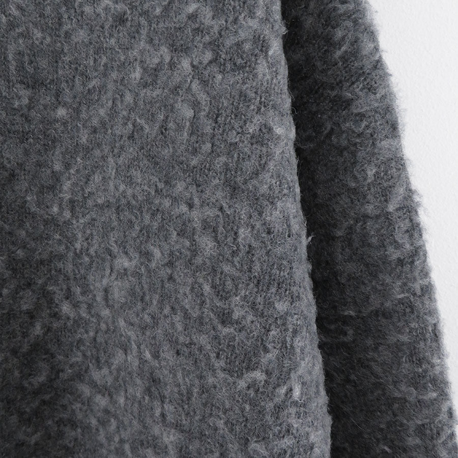 【AURALEE/オーラリー】<br>BRUSHED WOOL CASHMERE SILK KNIT P/O <br>A24AP02WK