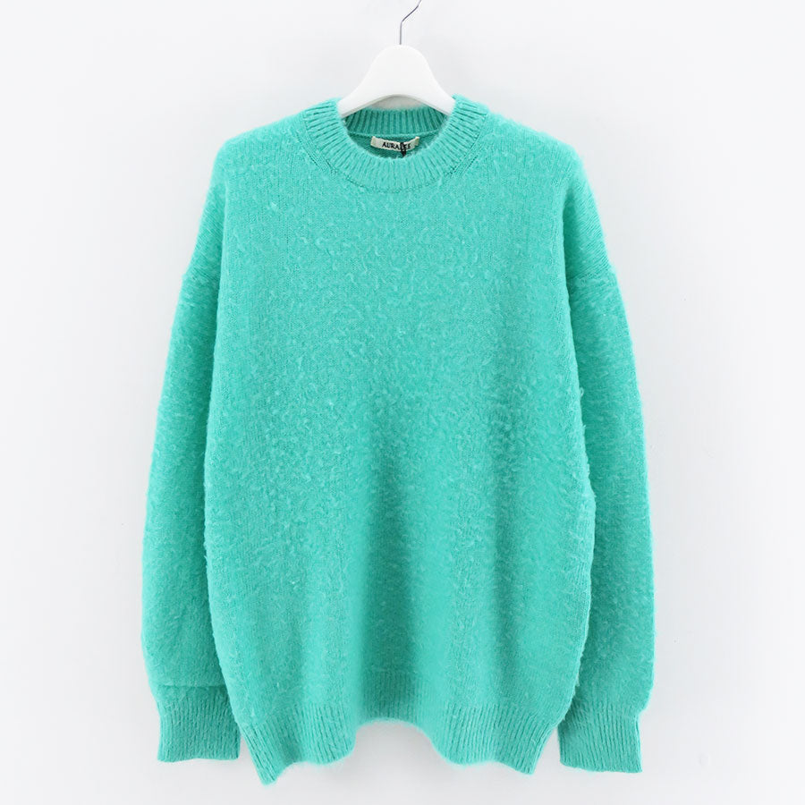 AURALEE/オーラリー】BRUSHED WOOL CASHMERE SILK KNIT P/O A24AP02WKの通販 「ONENESS  ONLINE STORE」