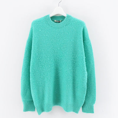 【AURALEE/オーラリー】<br>BRUSHED WOOL CASHMERE SILK KNIT P/O <br>A24AP02WK