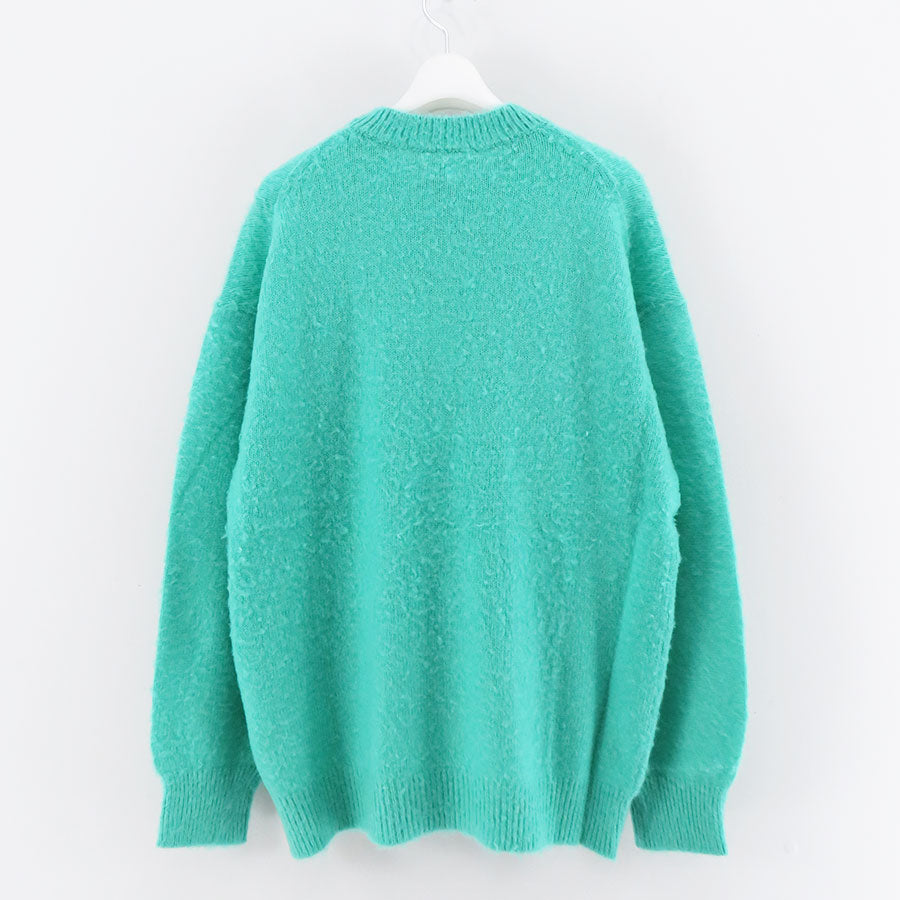 【AURALEE/オーラリー】<br>BRUSHED WOOL CASHMERE SILK KNIT P/O <br>A24AP02WK