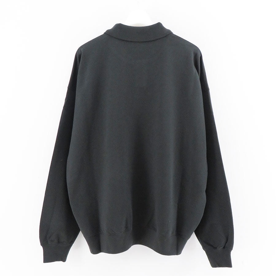 【AURALEE/オーラリー】<br>PIMA LIGHT SWEAT POLO <br>A24AP02MS