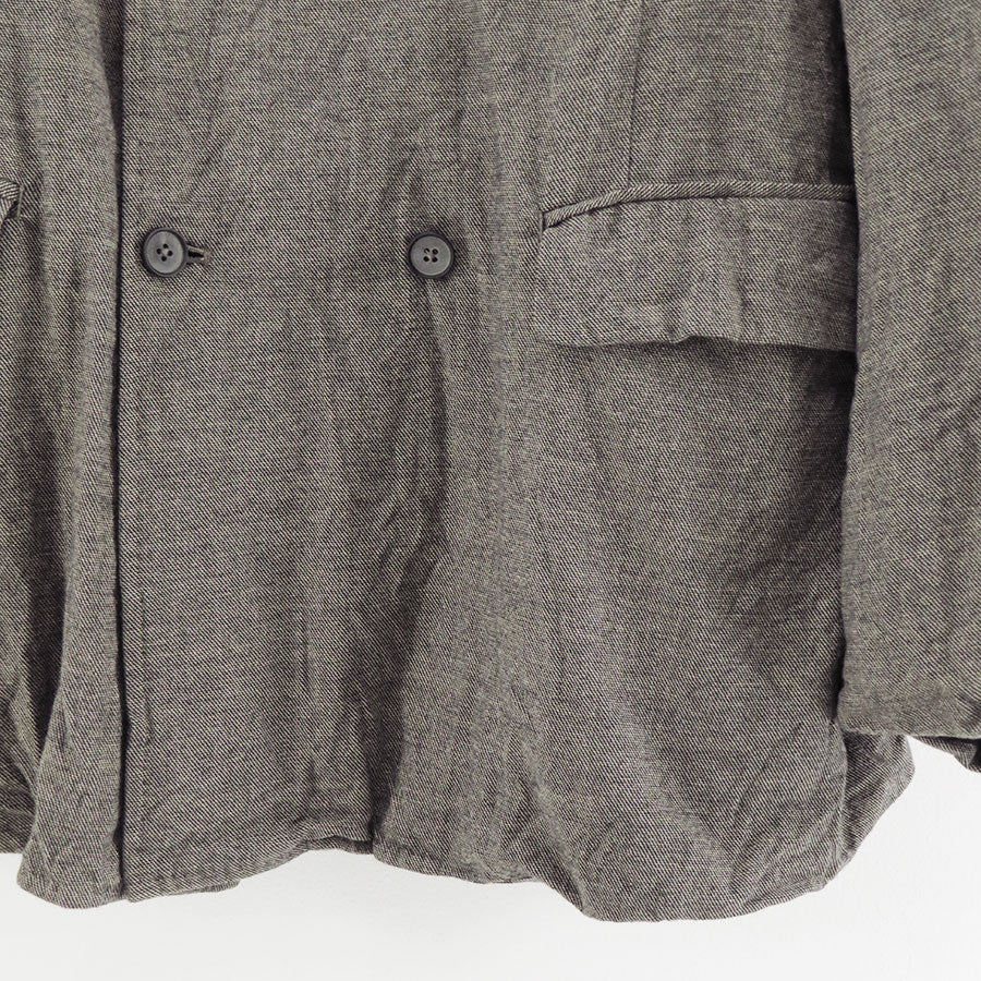 【MAATEE&SONS/マーティーアンドサンズ】<br>ダブルGATHERED JK SUPER200シャークスキン <br>MT5303-0005B