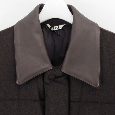 【11/7からポイント10%還元】<br>【AURALEE/オーラリー】<br>BABY CAMEL FLANNEL DOWN BLOUSON <br>A25AB02BF