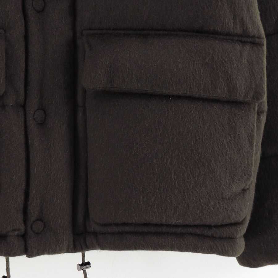 【11/7からポイント10%還元】<br>【AURALEE/オーラリー】<br>BABY CAMEL FLANNEL DOWN BLOUSON <br>A25AB02BF