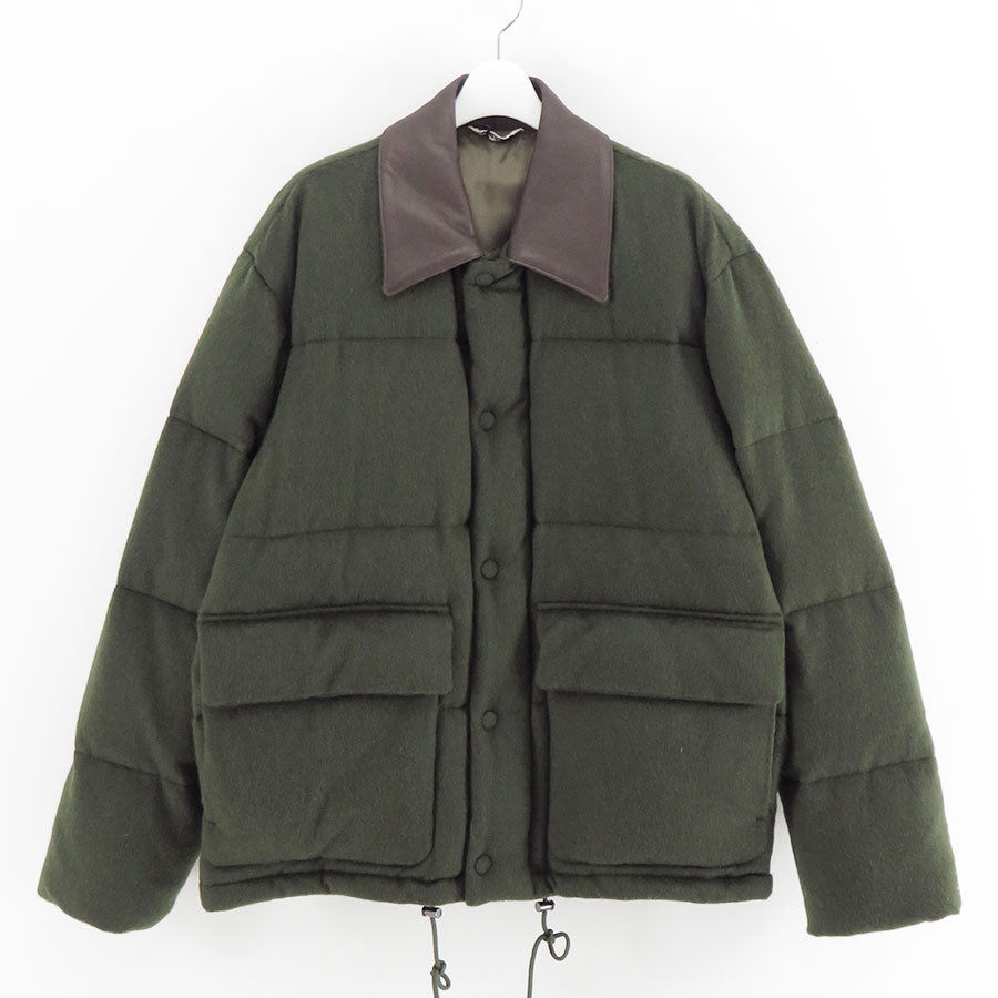 24awオーラリーBABY CAMEL FLANNEL DOWN BLOUSON AURALEE/オーラリー】BABY CAMEL FLANNEL DOWN BLOUSON A25AB02BFの