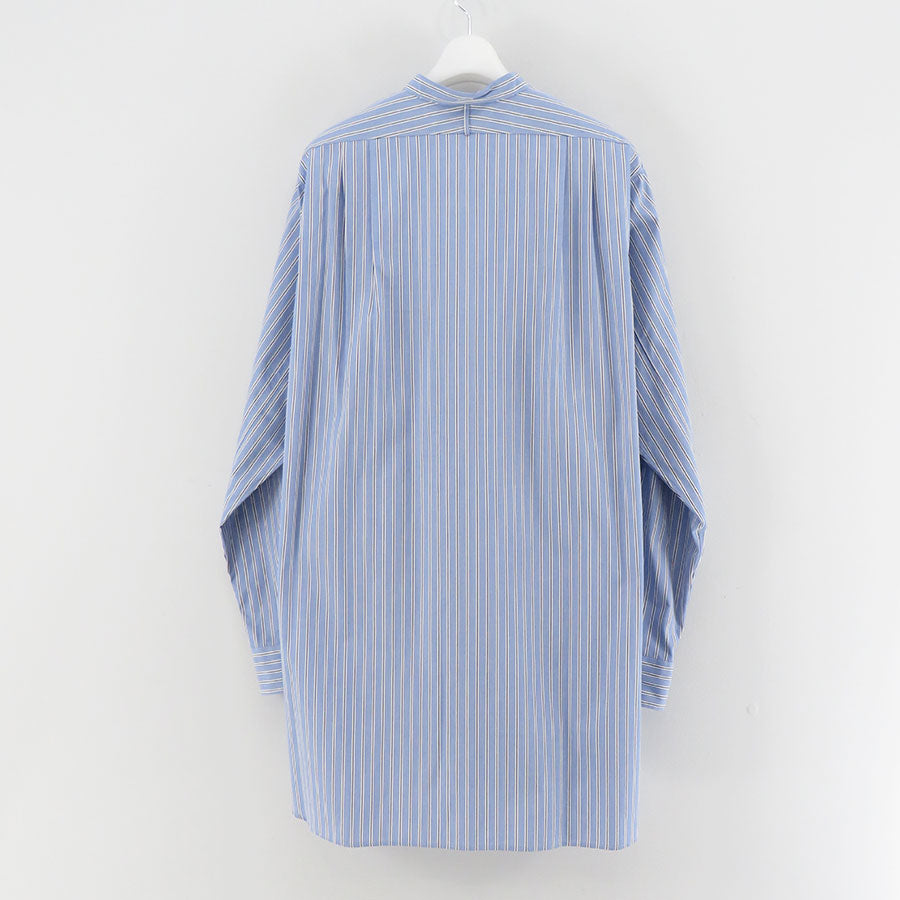 HEUGN/ユーゲン】Rob Band collar Blue Stripe SHIRT095の通販 「ONENESS ONLINE STORE」