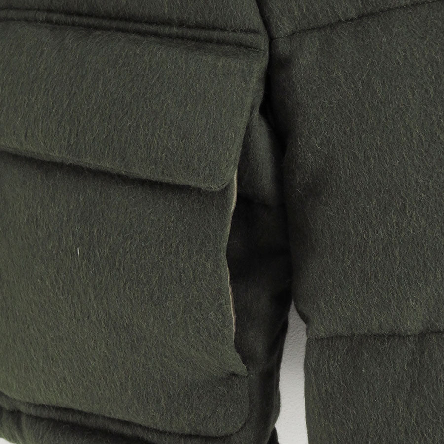 【11/7からポイント10%還元】<br>【AURALEE/オーラリー】<br>BABY CAMEL FLANNEL DOWN BLOUSON <br>A25AB02BF