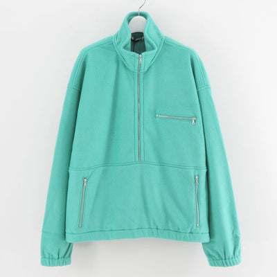 【11/7からポイント10%還元】<br>【AURALEE/オーラリー】<br>PURE SILK COMFORT FLEECE HALF ZIP P/O <br>A25AP02SF