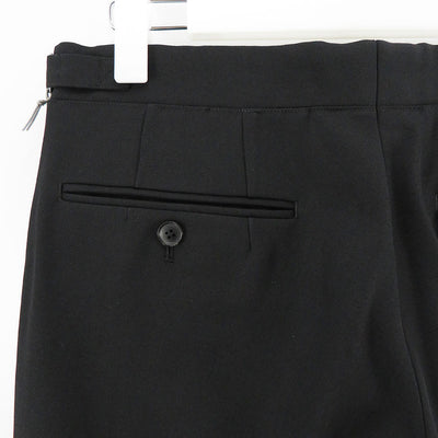 【HEUGN/ユーゲン】<br>Aaron Gabardine Black <br>TROUSER066