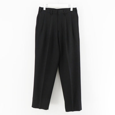 【HEUGN/ユーゲン】<br>Geoge Gabardine Black <br>TROUSER010