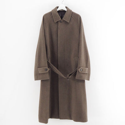 【11/7からポイント10%還元】<br>【AURALEE/オーラリー】<br>SUPER FINE WOOL MOSSER SOUTIEN COLLAR COAT <br>A25AC01WM