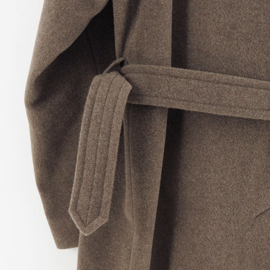 【11/7からポイント10%還元】<br>【AURALEE/オーラリー】<br>SUPER FINE WOOL MOSSER SOUTIEN COLLAR COAT <br>A25AC01WM