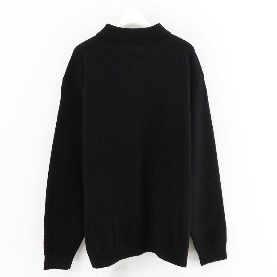 ATON/エイトン】WOOL MINI BOUCLE | POLO CARDIGAN KRAGLW0303の通販