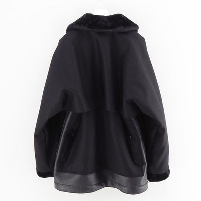 【JUNYA WATANABE MAN】<br>エステルフェイクファー×ウールサージ FILSON Wネームコート <br>WP-C010-051